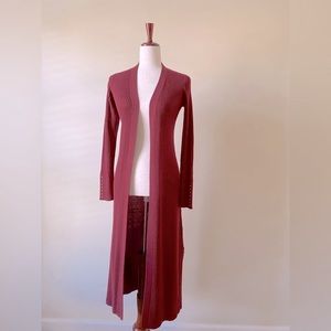 White House Black Market, size XS, long red sweater